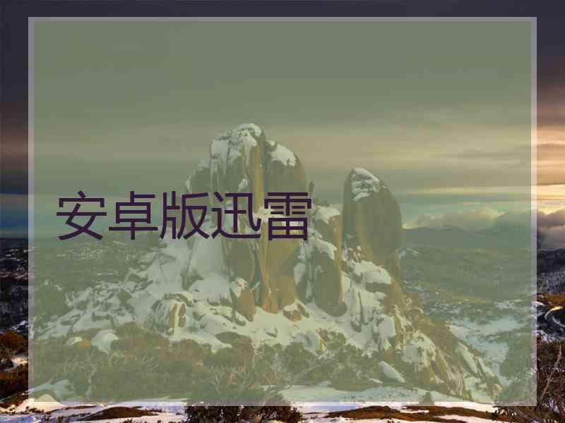 安卓版迅雷