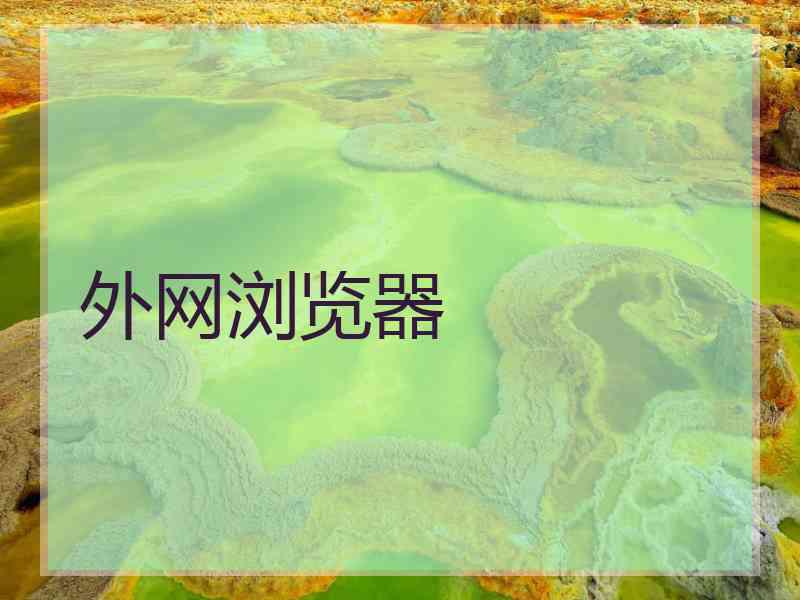 外网浏览器