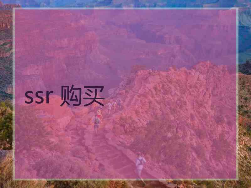 ssr 购买